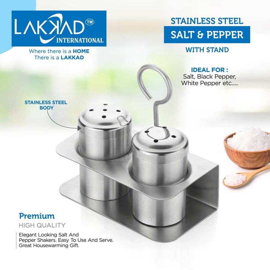 Multicolor Stainless Steel Salt Pepper Set, Packaging Type: Box, Model Name/Number: XSTSH2