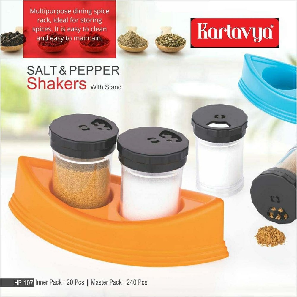 2 Blue Salt And Pepper Shaker, For Hotel, Packaging Type: Box