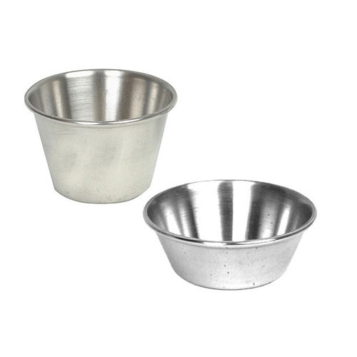 Silver Stainless Steel Sauce Cups, For Restaurant, Packaging Type: Box