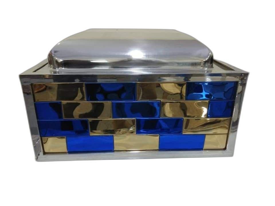 Blue Steel Shefun Dish, For Catering, Square img