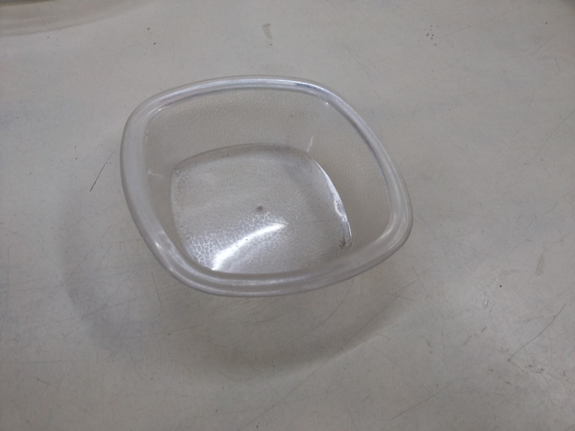 Square Glossy Polycarbonate Gol Gappe Plate