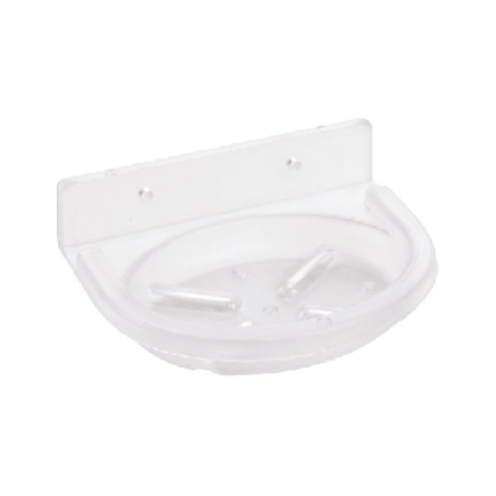 Abs White UB-1301 Soap Dish Oval, Packaging Type: Carton Box