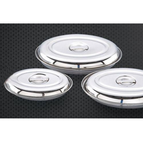 Mayur Stainless Steel Oval Curry Serving Dishes Set