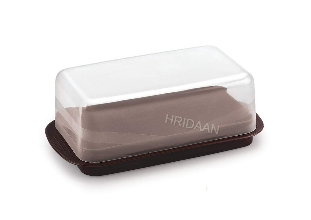 Brown Dinning Plastic Butter Box, Rectangle