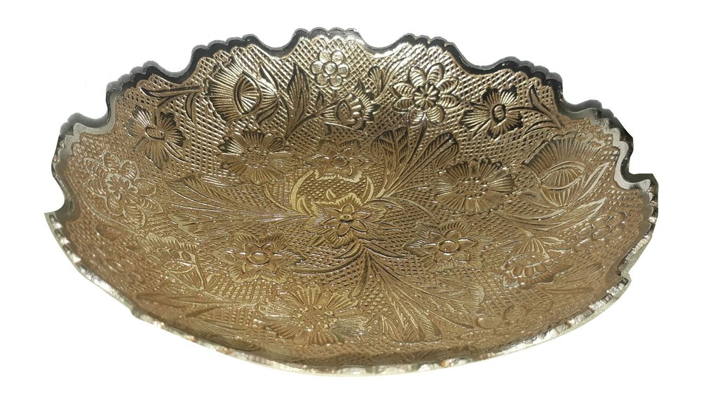 Brass Fruit Dish, Packaging Type: Box img