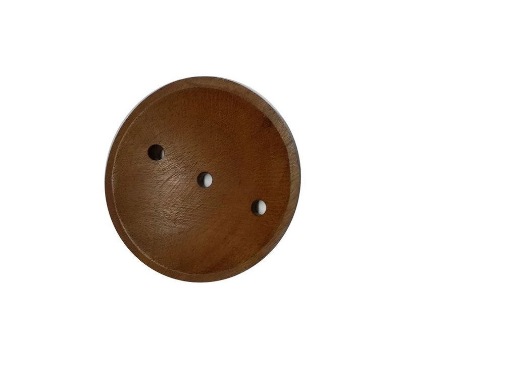 Wooden Round Soap Dish, For Home