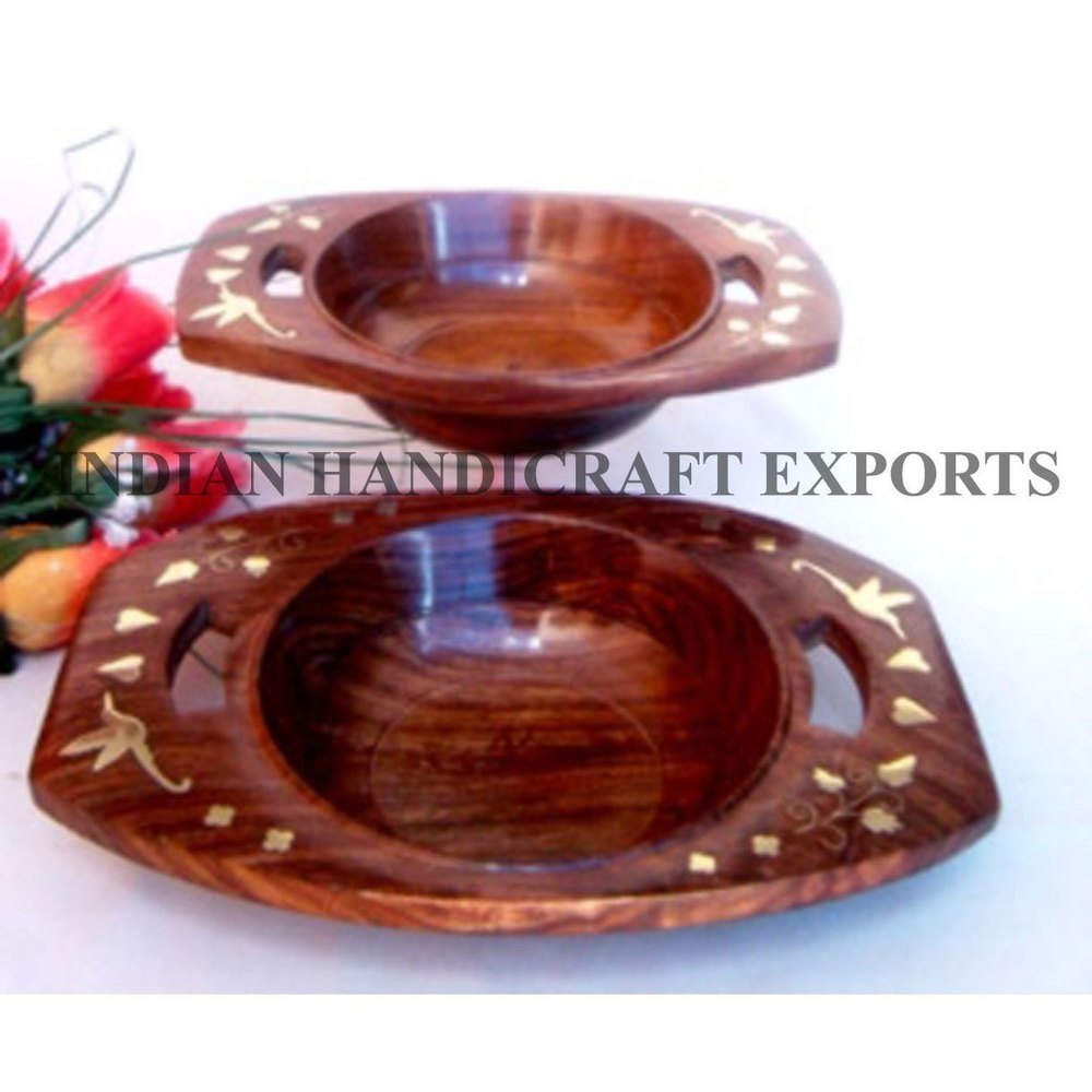 Brown Wooden Dish