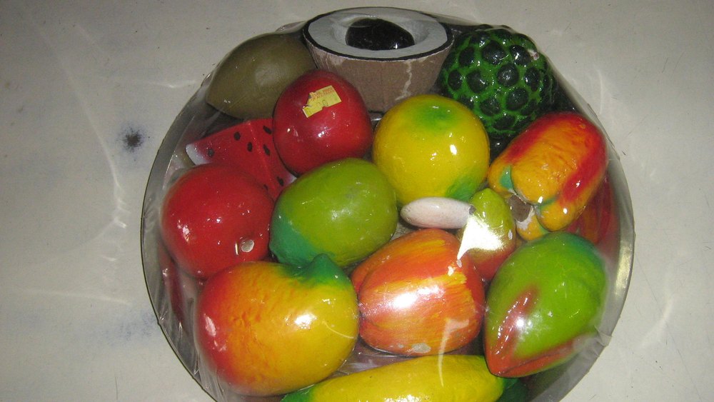 Stainless Steel Round 3D Fruit Tray