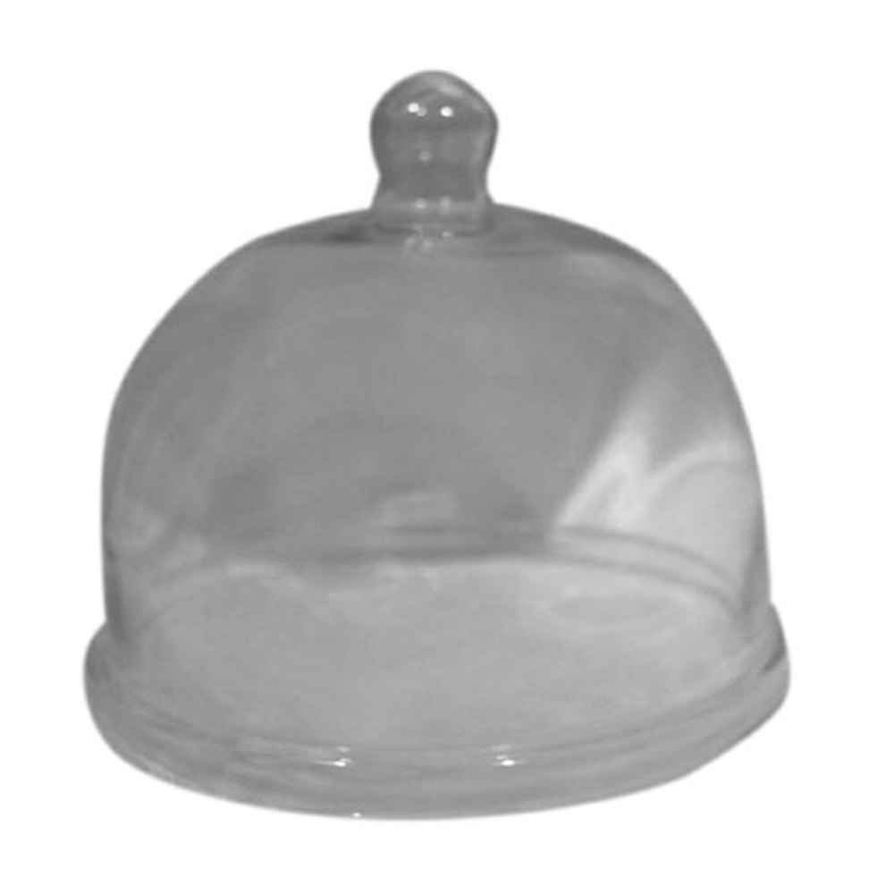 Glass Dome Cake Cover, For Hotel, 10 Inch