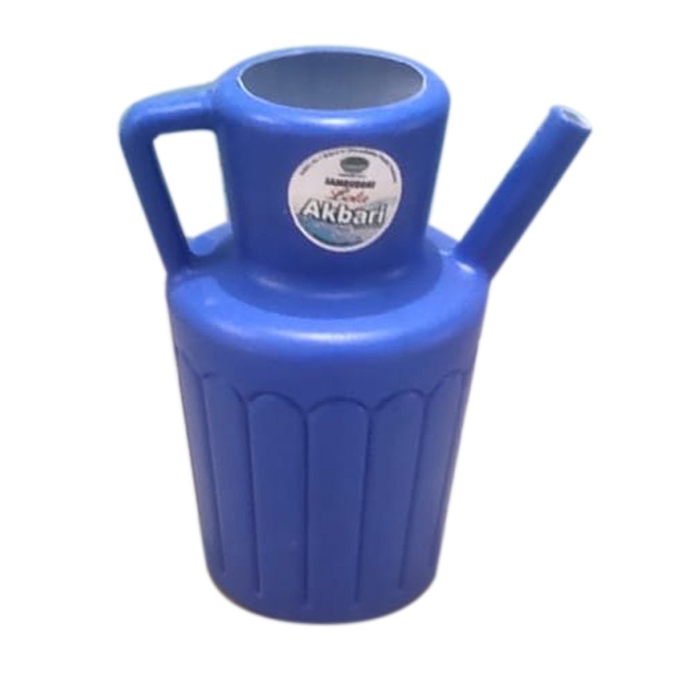 15cm Blue Plastic Akbari Lota, For Garden, Size: 8inch (length)