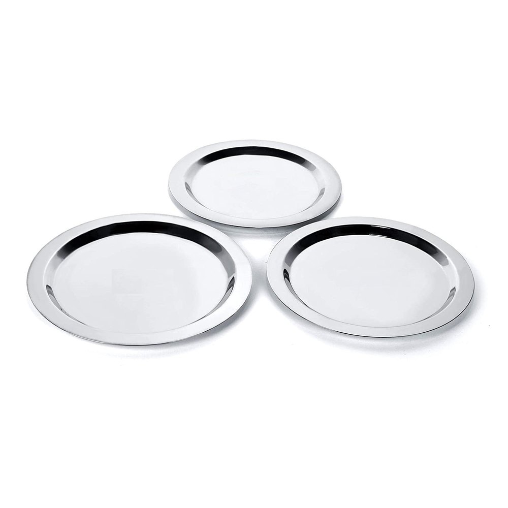 Round St. Steel Lid / Ciba / Tope Cover / Chhiba Plate - 22G and 26G