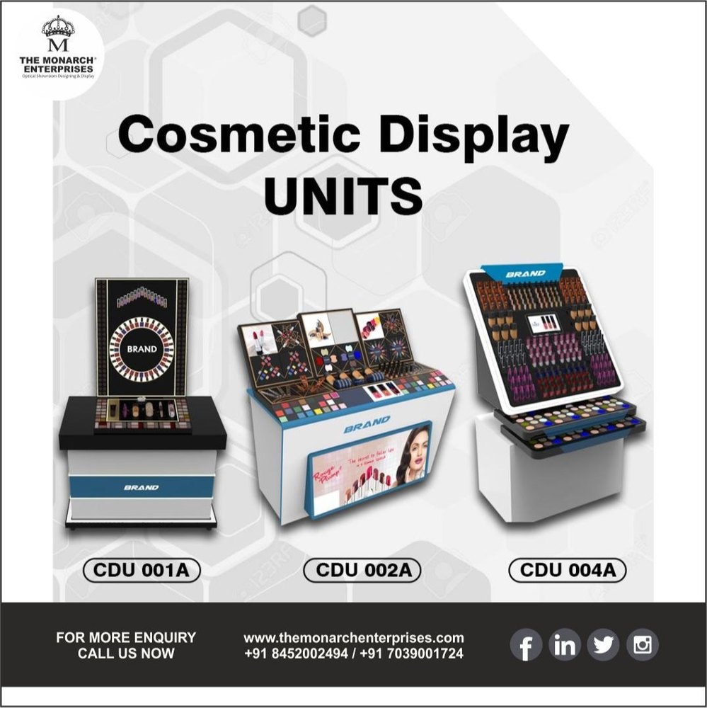 Stand Cosmetic Display, Size: Customizable