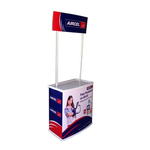 ABS Plastic Promotion Table, Size: 32 Inch X 32 Inch X 16 Inch