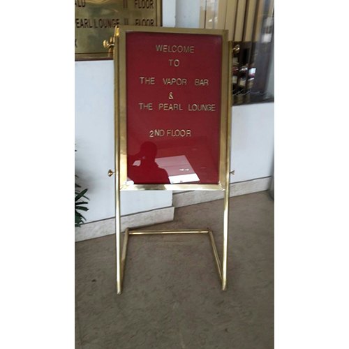 Stainless Steel Open Storage Welcome Display Stand, for Promotional