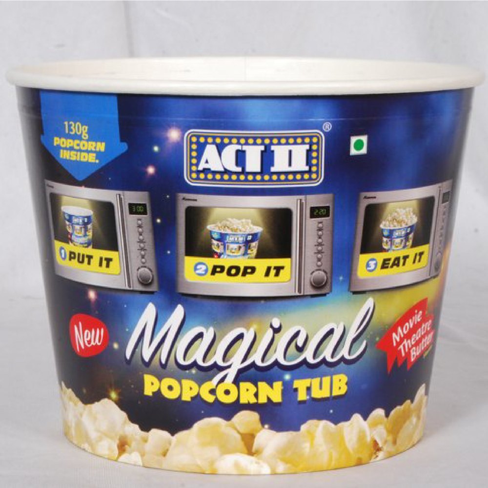 Paper Printed Popcorn Bucket., For Event and Party Supplies