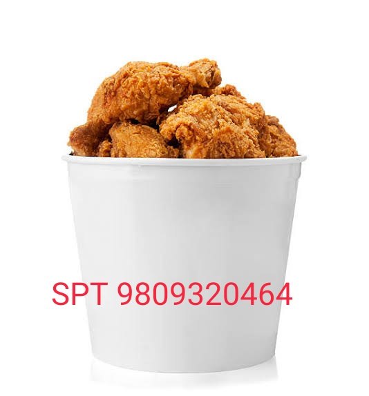 Paper Buket Chicken Bucket, For Event and Party Supplies, Size: 2500 ml