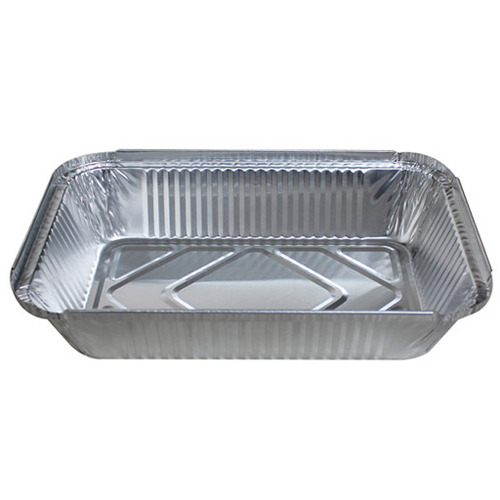 Silver Rectangular Foil Container