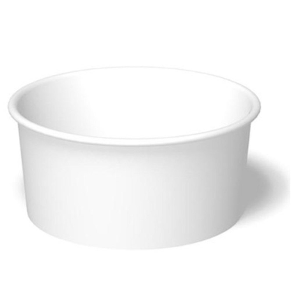 White Plain Paper Tub, For Event and Party Supplies img