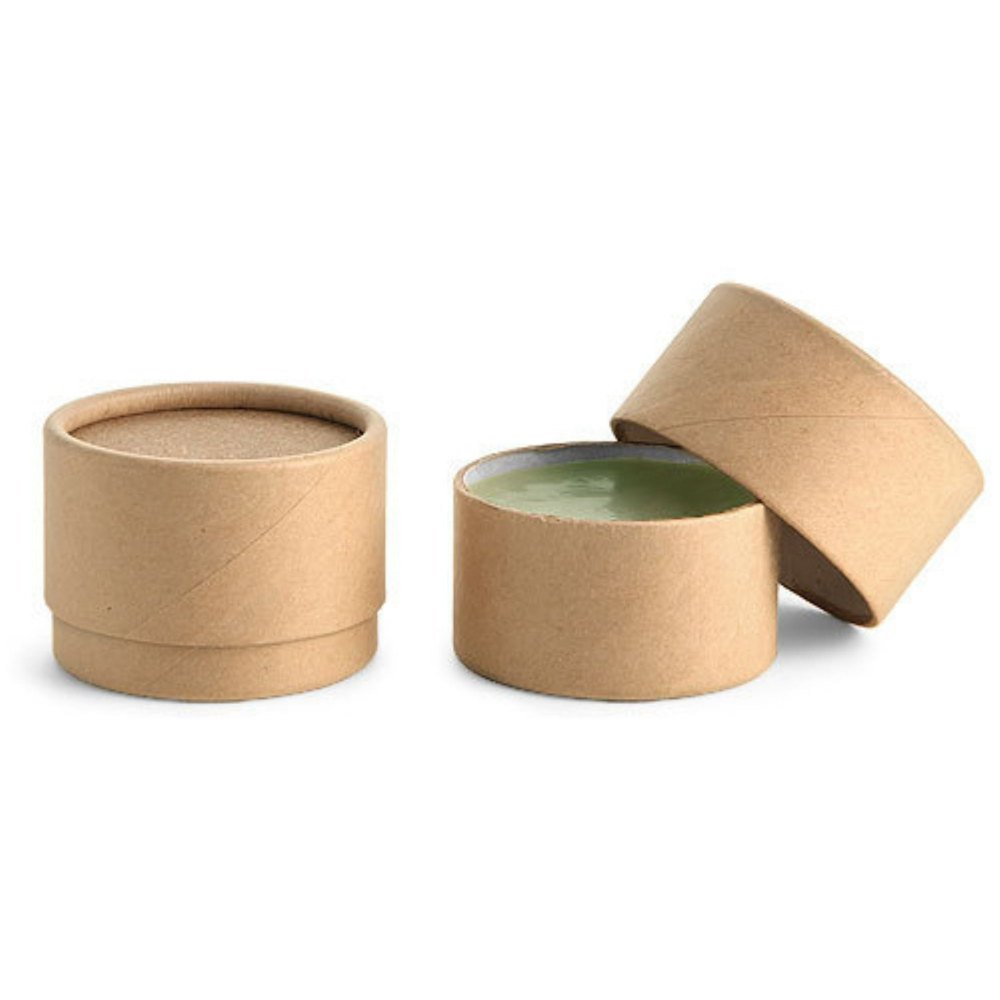 Brown Printed Paper Tube Box