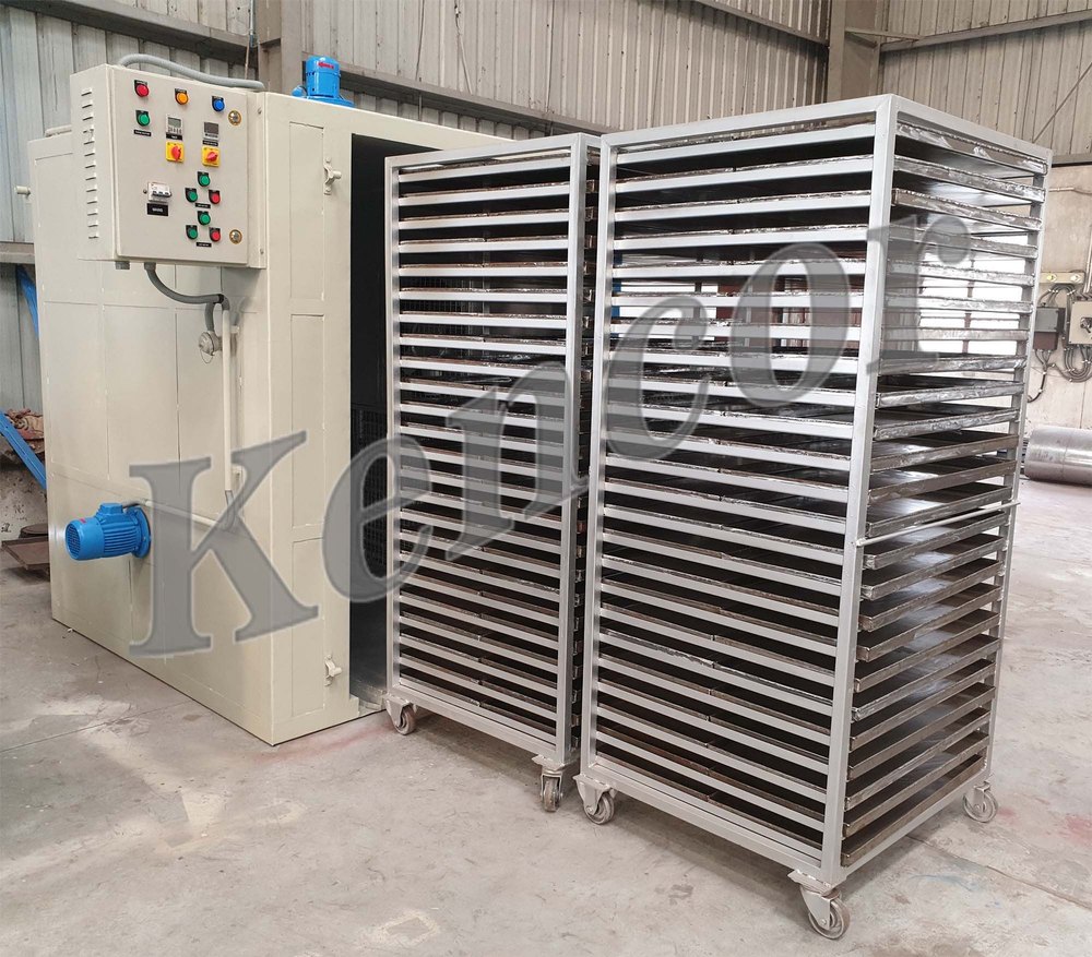 Mild Steel Semi-Automatic Steam Dryer, Capacity: 96 Trays img