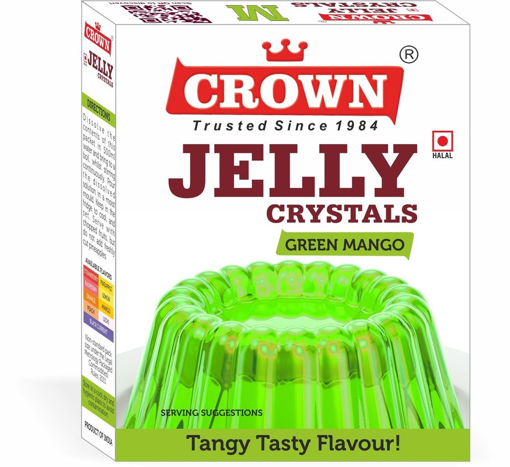 CROWN JELLY CRYSTALS (NON VEG), Packaging Type: Packet