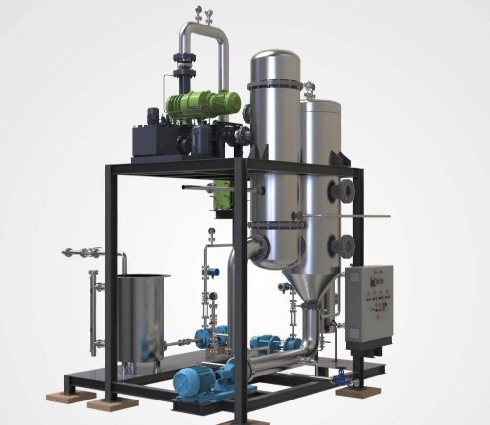 Three Mechanical Vapor Re Compression Evaporator, Automation Grade: Automatic, Capacity: 1kld To 500kld