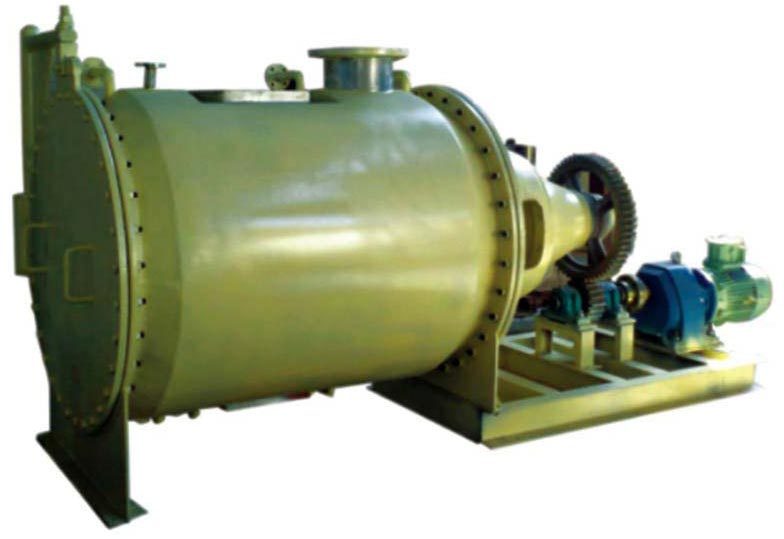 Mild Steel Semi-Automatic Agitated Cylindrical Vacuum Dryer, Capacity: >500 kg img