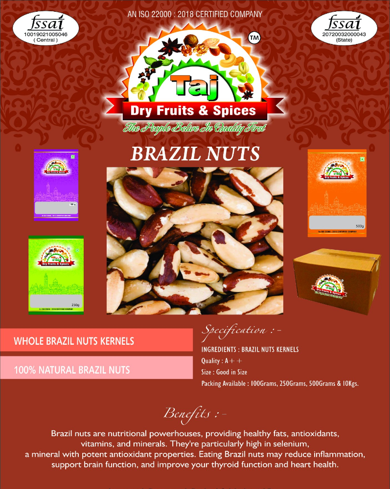 Brazil Nut, Packaging Type: Vacuum Bag