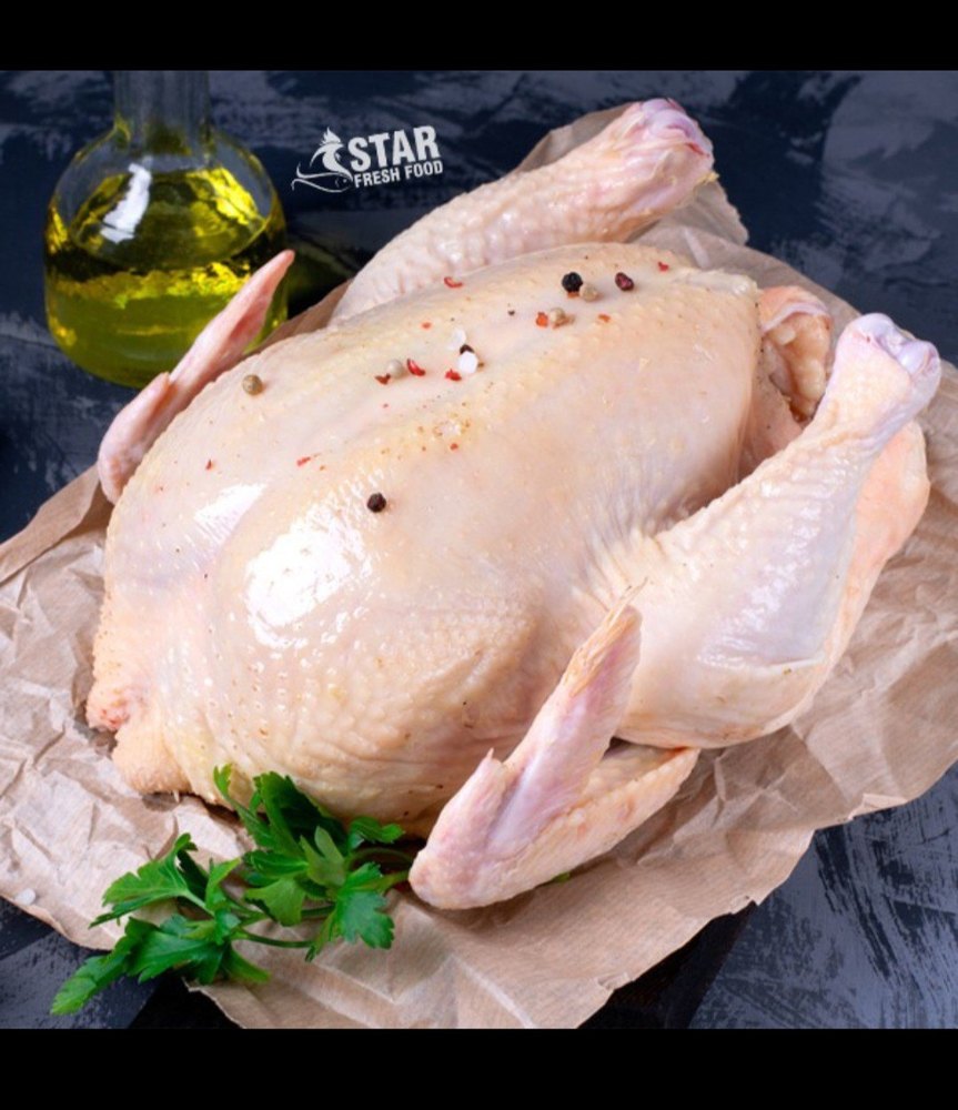 Fresh Whole Chicken With Skin For Restaurant, Packaging Type: Loose img