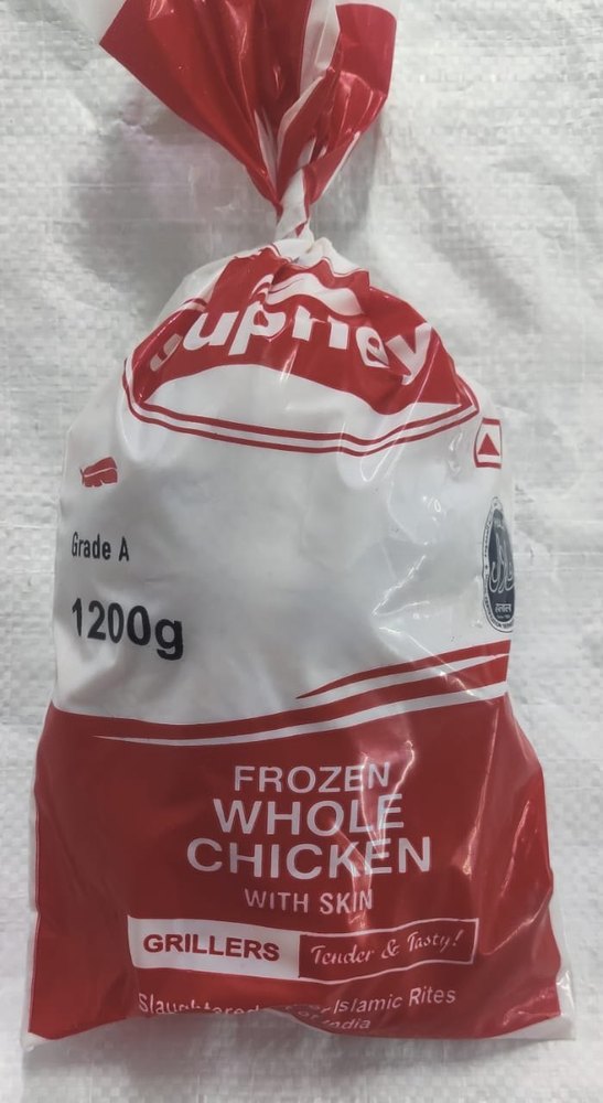 Frozen Whole Chicken, For Restaurant, Packaging Type: Packet