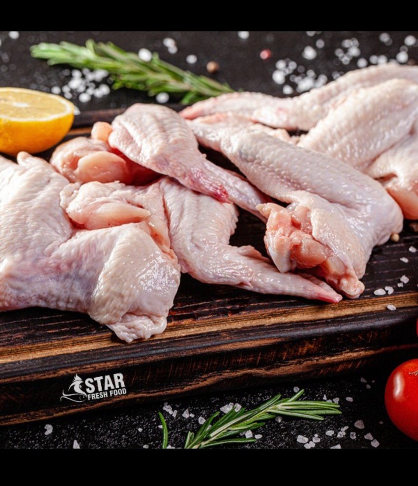 Fresh Chicken Wings With Skin, For Food, Packaging Type: Loose img