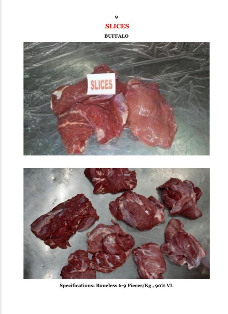 Buffalo Slices (Halal), For Wholesale, Food Grade: Export Quality img