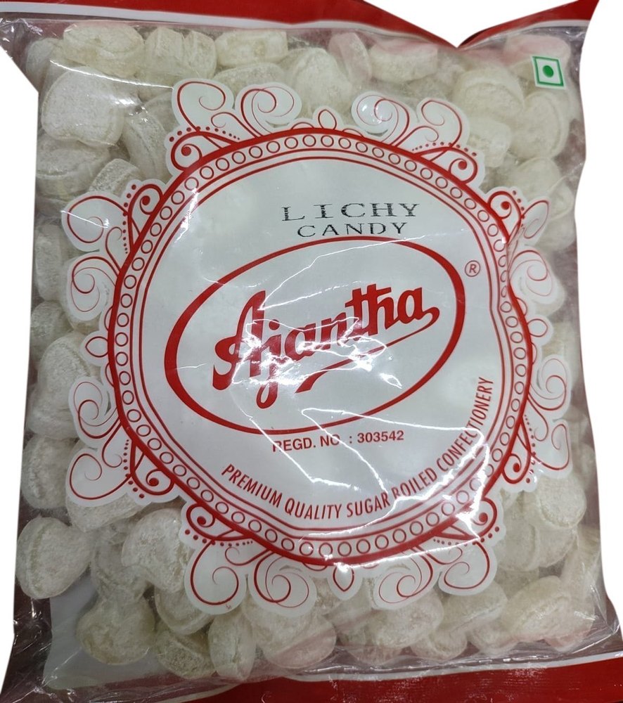 Ajantha Heart Litchi Flavoured Candy, Packaging Type: Packet, Packaging Size: 1kg