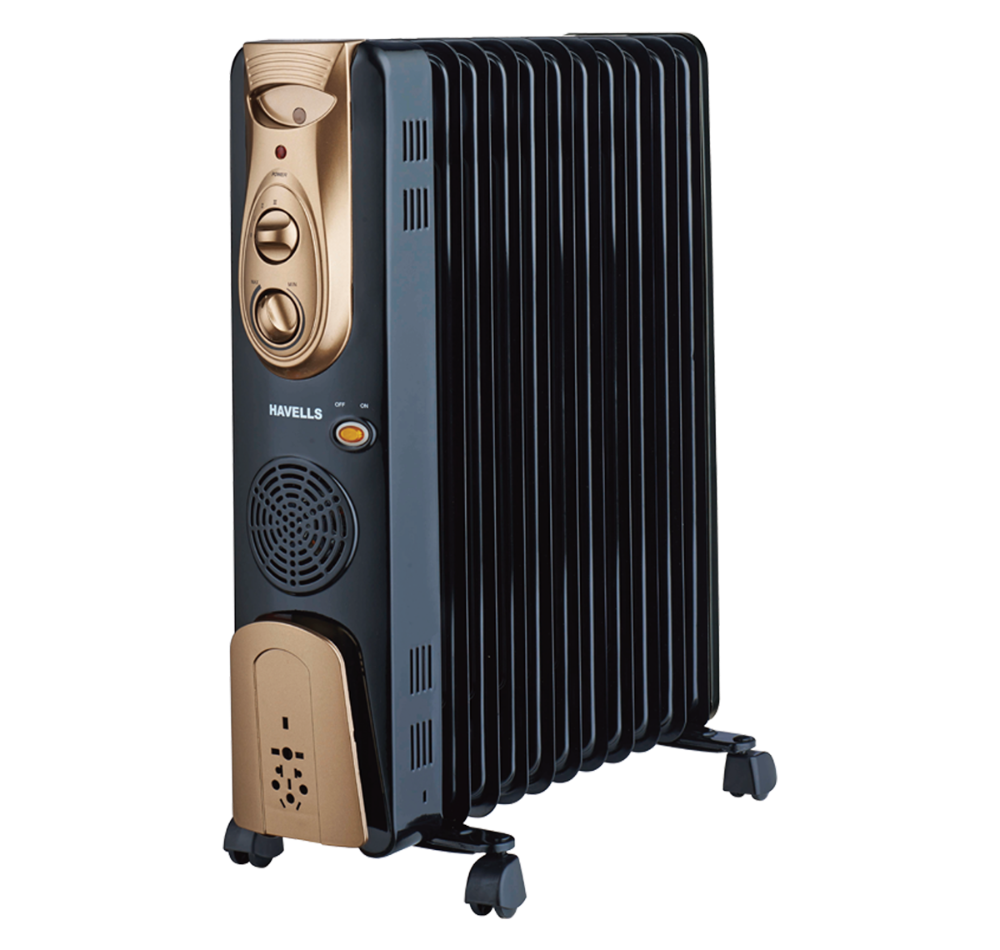 2500W Copper Havells OFR 11 FIN Radiator/Room Heater, 230V