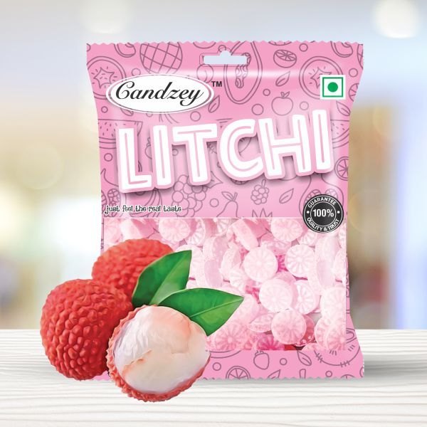 Candzey Litchi Candy, Packaging Size: 150