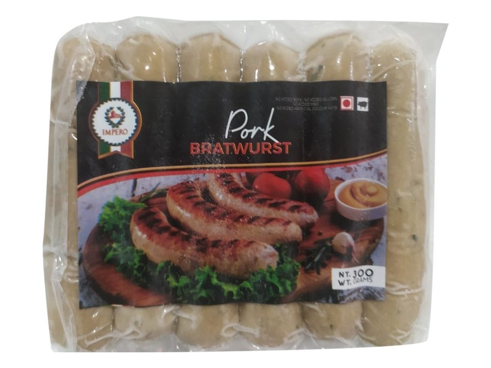 Pork Bratwurst Sausage, Packaging Type: Packet