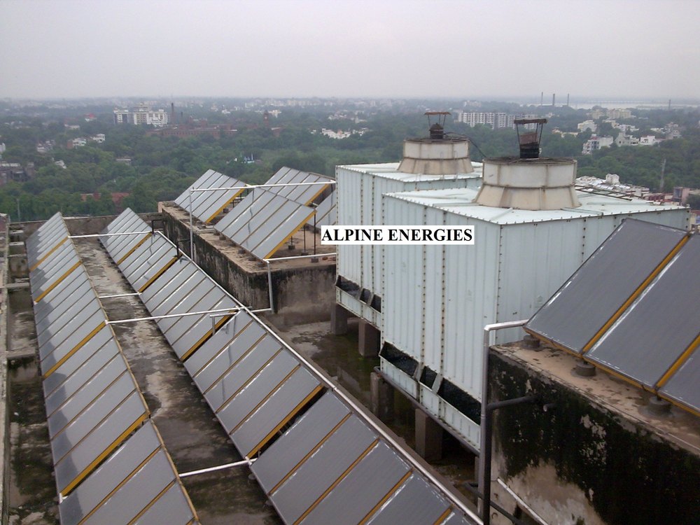 Industrial Solar Water Heating System