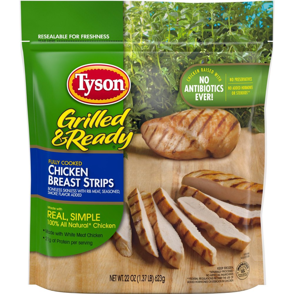 Tyson Grilled Breast Strip, 623 G