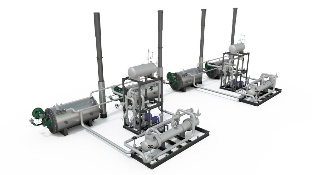 Electric Thermic Fluid System, For Industrial