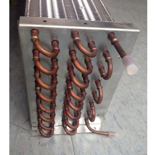 Electric Copper Tube Aluminum Fin Condenser Coil, For Induction Heater