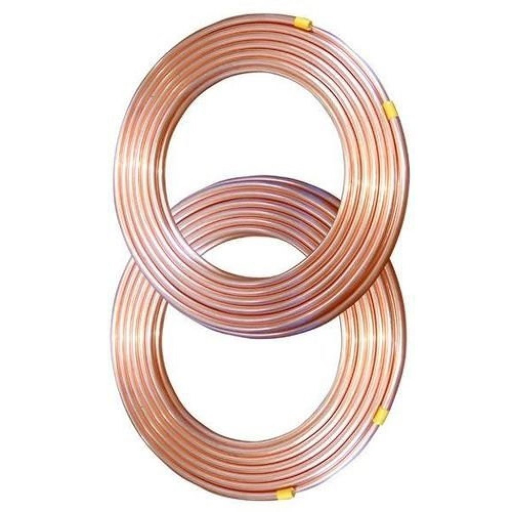 Polished Round Copper Finned Tube Coil, Size/Diameter: 2 Inch