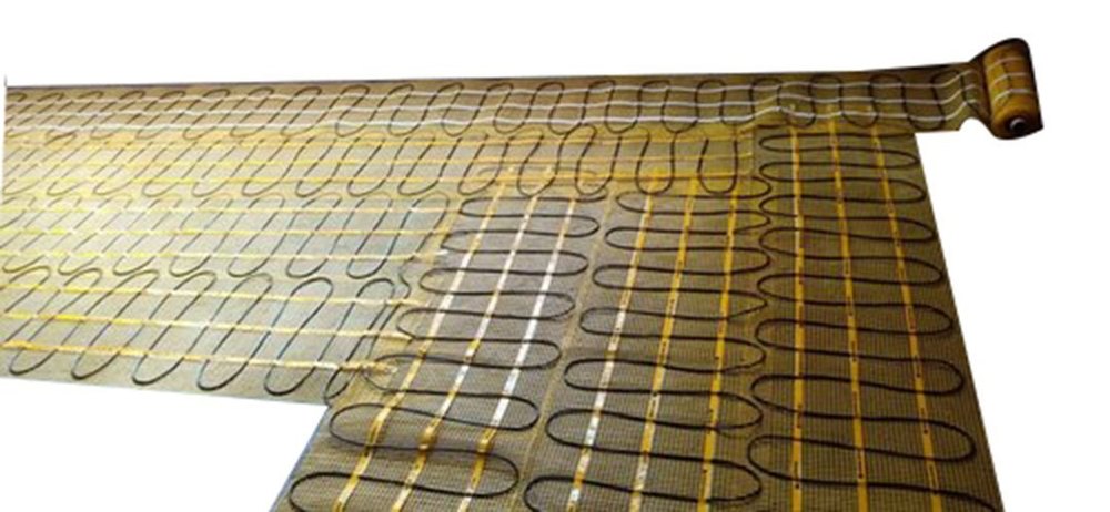 Yellow Tourmaline Stone Electric Underfloor Heating Mat