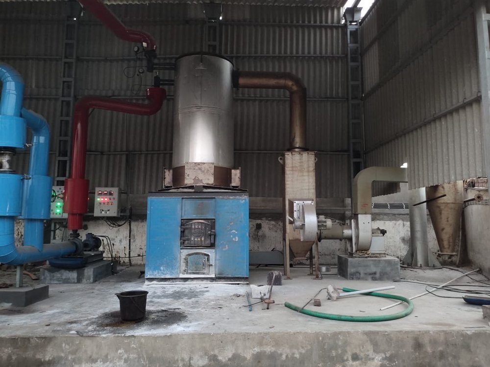 Thermtech Mild Steel Wood Coal Fired Thermic Fluid Heater, For Industrial