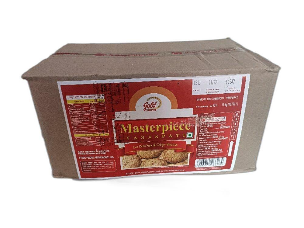 Mono Saturated Masterpiece Vanaspati Ghee, Packaging Type: Carton, Packaging Size: 15 kg