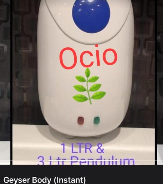 2000W Ocio Instant Geyser 3 Lt ISI Marked, ABS Moulded Body, Ivory