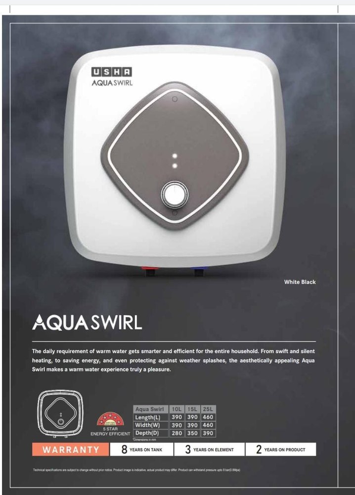 Usha Aqua Swirl Water Gyser