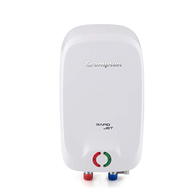 Capacity(Litre): 3 Litres Crompton 3L Rapid Jet Geyser, White img