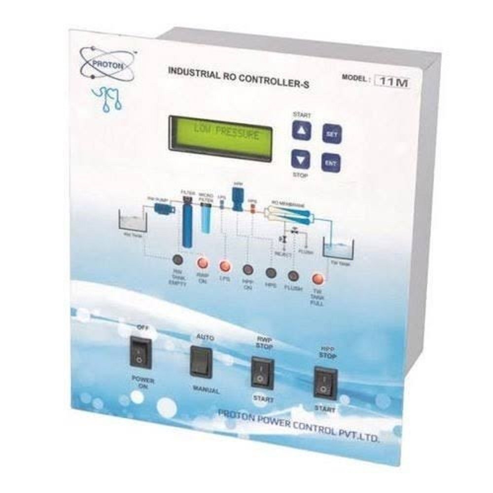 Proton Panel Mount Industrial RO Controller, Metal