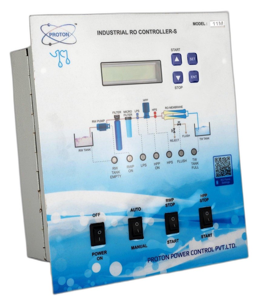 Proton Three Phase RO Controller 11 M, SS Powder coating img