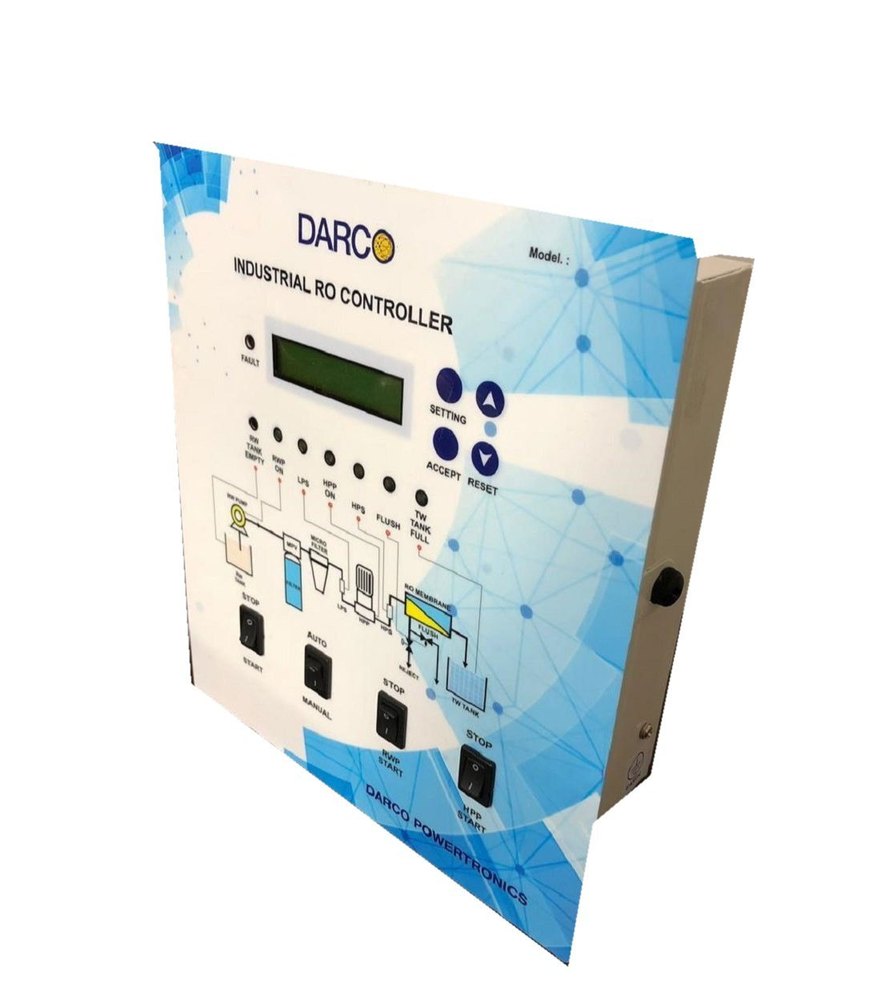 Electric Ro Water Plant Control Panel, Wall Mounting